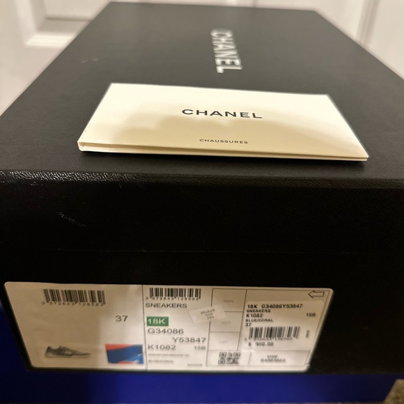 Chanel size 37 Sneaker - Picture 2 of 8